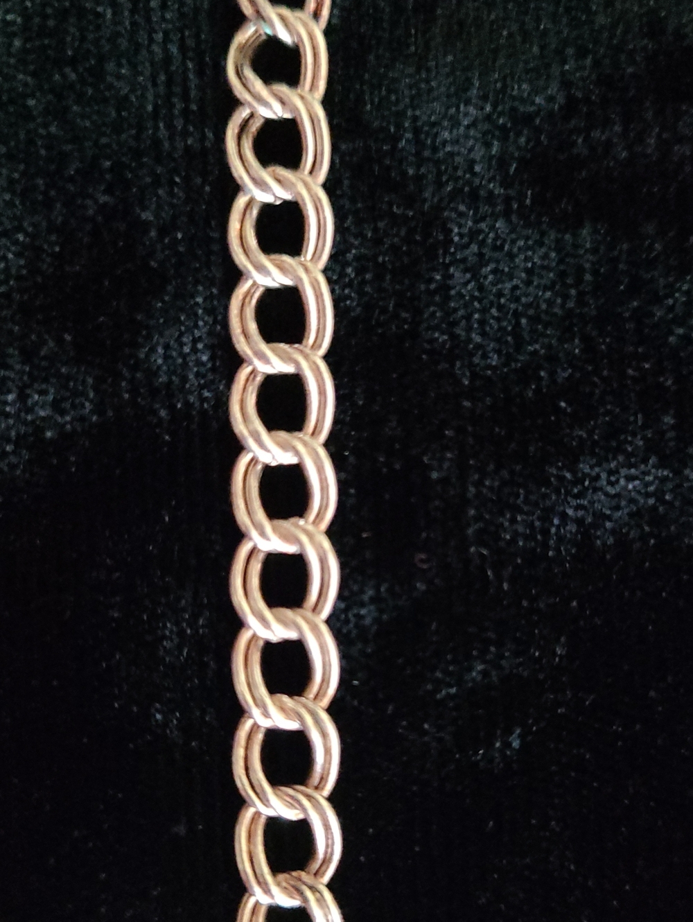 Vintage Sterling Silver Cuban Charm Bracelet - Picture 9 of 13